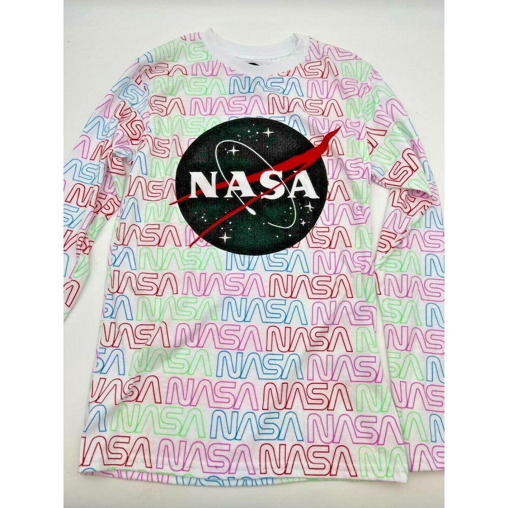 NASA Repeat Logo Shirt. SMALL. NEW